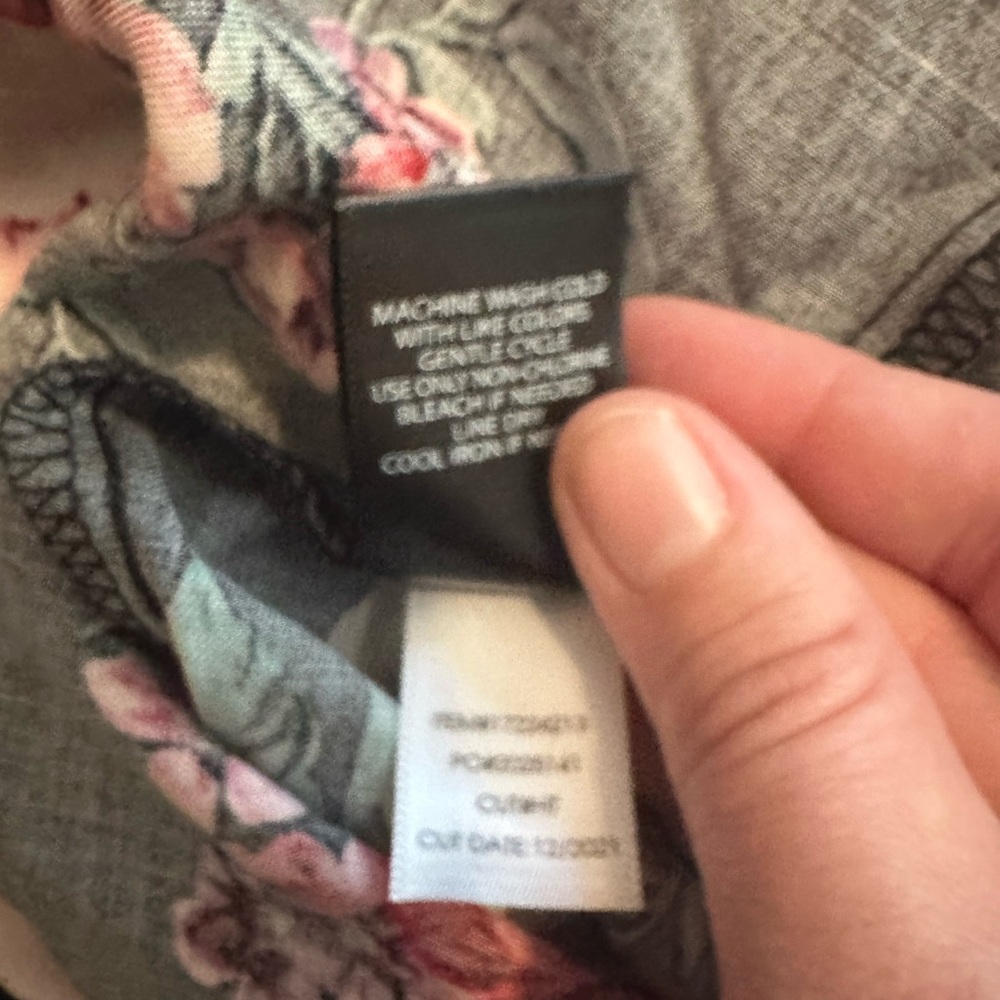 Torrid Mini Challis Smocked Floral Print Skater Dress Size 1X - Picture 6 of 6